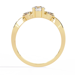 Round Marquise Cocktail Ring