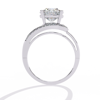 Pave Solitaire Ring