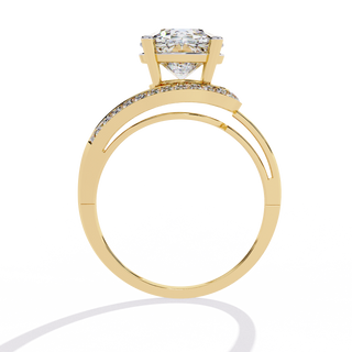 Pave Solitaire Ring