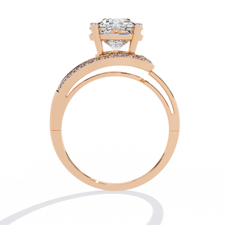 Pave Solitaire Ring