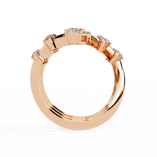 Mixed-Cut Cocktail Ring