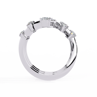 Mixed-Cut Cocktail Ring
