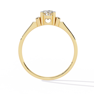 Oval Accent Ring