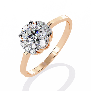 Oval Accent Ring