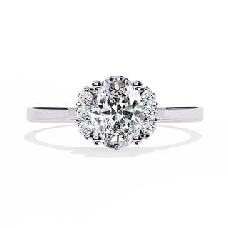 Oval Accent Ring