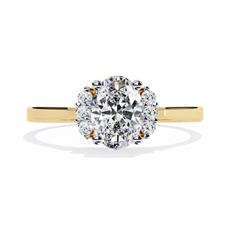 Oval Accent Ring