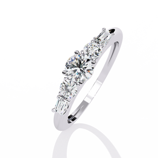 Mixed-Cut Statement Ring