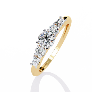 Mixed-Cut Statement Ring