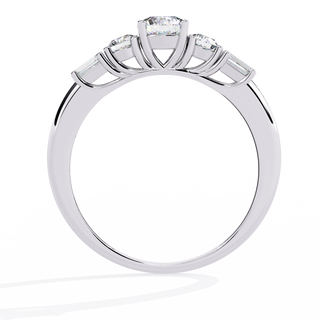 Mixed-Cut Statement Ring