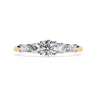 Mixed-Cut Statement Ring