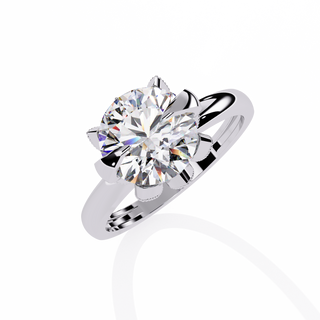 Solitaire Statement Ring