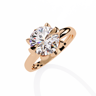 Solitaire Statement Ring