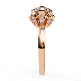 Solitaire Statement Ring