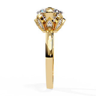 Solitaire Statement Ring