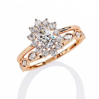 Oval Accent with Band Ring