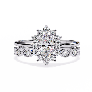 Oval Accent with Band Ring