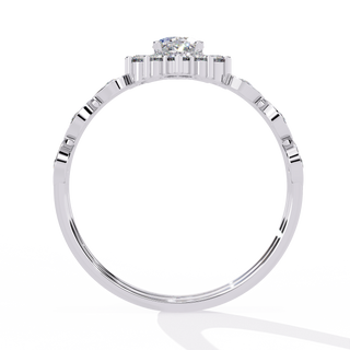 Oval Accent with Band Ring