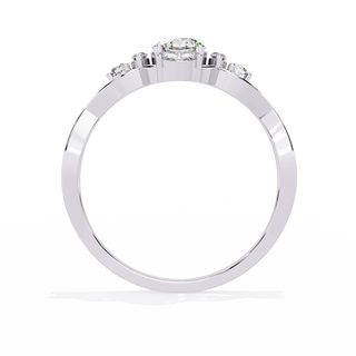 Mixed-Cut Accent Ring