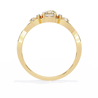 Mixed-Cut Accent Ring