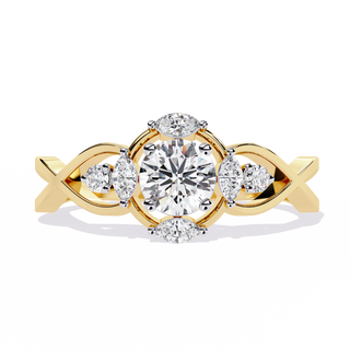 Mixed-Cut Accent Ring
