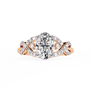 Oval Infinity Ring