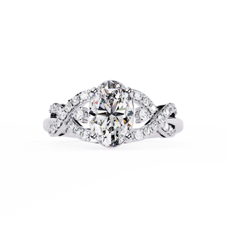 Oval Infinity Ring