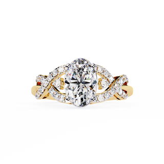 Oval Infinity Ring