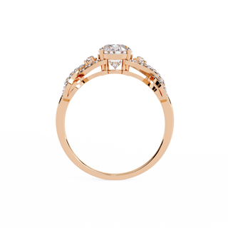 Oval Infinity Ring