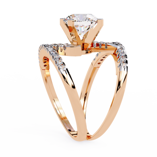Pave Diamond Band Mock by Aupulent Jewellery 100% certified lab grown diamonds