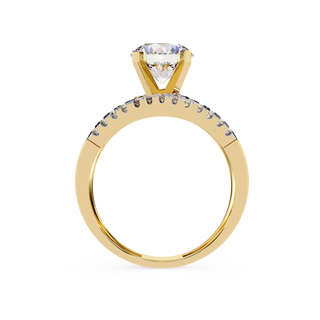 Pave Diamond Band Mock by Aupulent Jewellery 100% certified lab grown diamonds