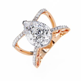 Pear Accent Ring