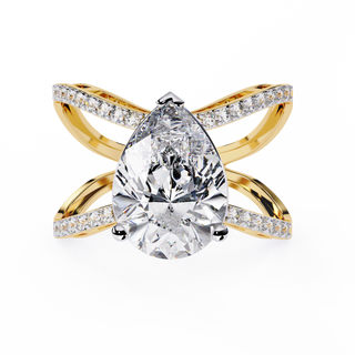 Pear Accent Ring
