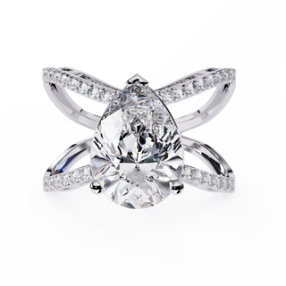 Pear Accent Ring