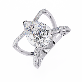 Pear Accent Ring