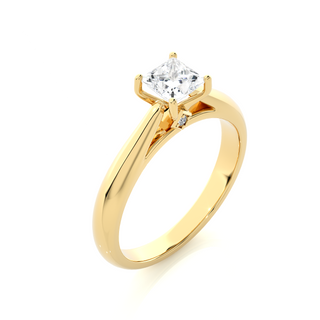 The Dainty Kite Ring by Aupulent Jewellery 100% certified lab grown diamonds