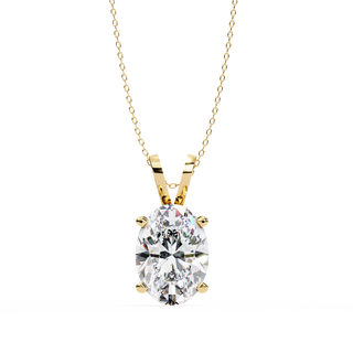Oval Elite Pendant by Aupulent Jewellery 100% certified lab grown diamonds