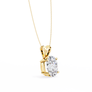 Oval Elite Pendant by Aupulent Jewellery 100% certified lab grown diamonds