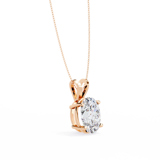 Oval Elite Pendant by Aupulent Jewellery 100% certified lab grown diamonds