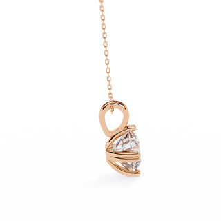 Round Classic Pendant by Aupulent Jewellery 100% certified lab grown diamonds