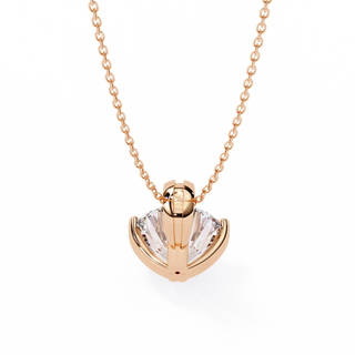 Round Classic Pendant by Aupulent Jewellery 100% certified lab grown diamonds