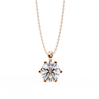 Round Elite Pendant by Aupulent Jewellery 100% certified lab grown diamonds