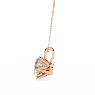 Round Elite Pendant by Aupulent Jewellery 100% certified lab grown diamonds