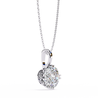 Round Luxury Pendant by Aupulent Jewellery 100% certified lab grown diamonds