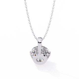 Round Luxury Pendant by Aupulent Jewellery 100% certified lab grown diamonds