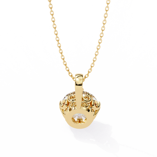 Round Luxury Pendant by Aupulent Jewellery 100% certified lab grown diamonds