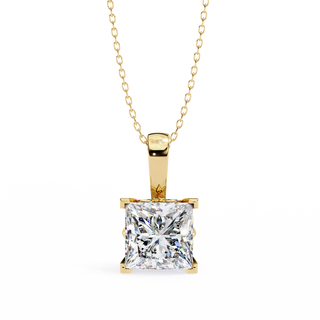 Princess Elite Pendant by Aupulent Jewellery 100% certified lab grown diamonds