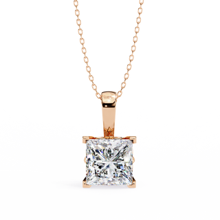 Princess Elite Pendant by Aupulent Jewellery 100% certified lab grown diamonds