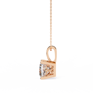 Princess Elite Pendant by Aupulent Jewellery 100% certified lab grown diamonds