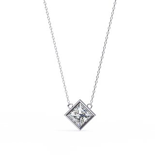 Modern Princess Pendant by Aupulent Jewellery 100% certified lab grown diamonds