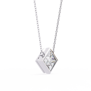 Modern Princess Pendant by Aupulent Jewellery 100% certified lab grown diamonds